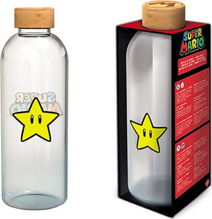Abysse Flasche Wasser Glas mit Schraubverschluss Transparent 1030ml