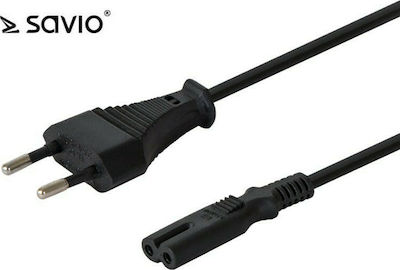 Savio Euro - IEC C7 Cable 1.2m Black (CL-97)