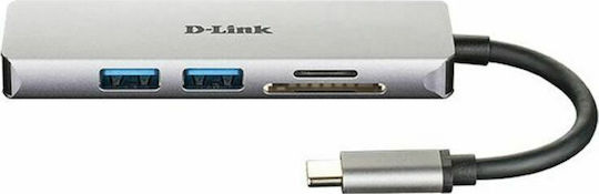 D-Link USB-C Docking Station mit HDMI 4K Silber (DUB-M530)