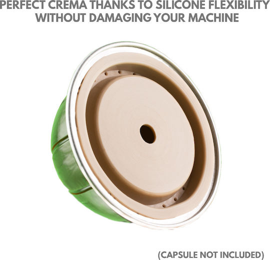 Waycap Basic Kit for Vertuoline Καπάκι από Σιλικόνη σε Μπεζ Χρώμα