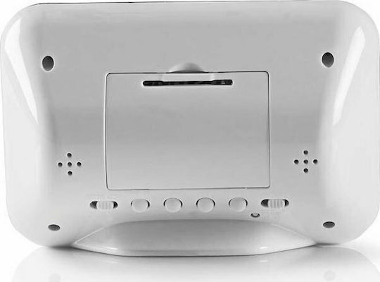 Nedis Nedis Tischuhr Digital LCD mit Wecker Weiß Clal110wt
