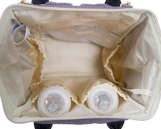 Kikka Boo Diaper Bag Siena Black - Gold 27x21x42cm.