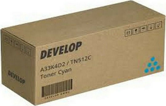 Develop TN-512 Γνήσιο Toner Laser Εκτυπωτή Κυανό 26000 Σελίδων (A33K4D2)