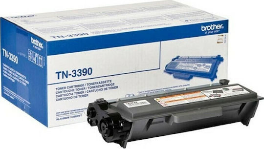 Brother TN-3390 Original Toner Laser Printer Black 12000 Pages (TN-3390)