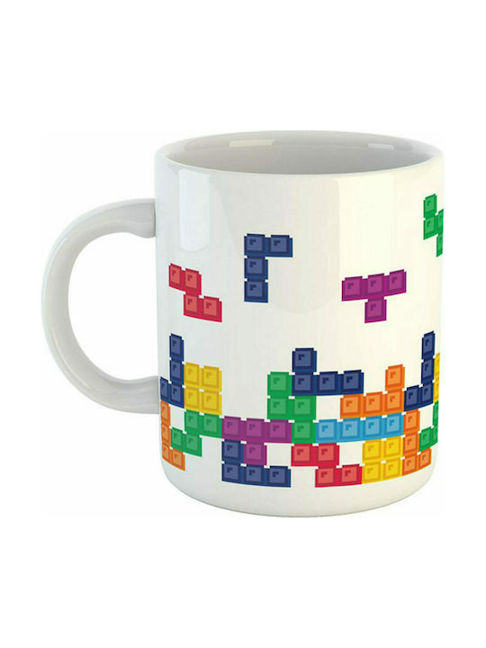 Διακάκης Tetris Κούπα Κεραμική Πολύχρωμη 325ml