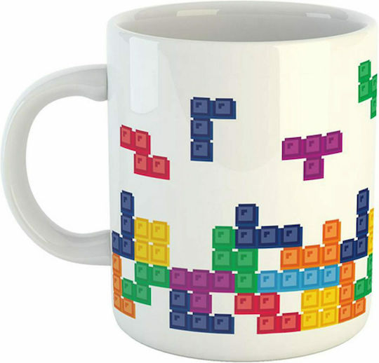 Διακάκης Tetris Κούπα Κεραμική Πολύχρωμη 325ml