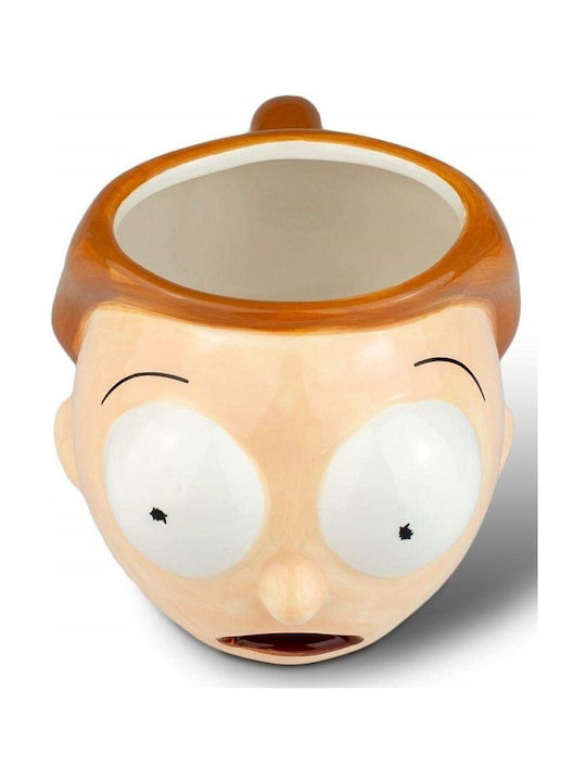 3D Morty Smith Rick and Morty Mug Ceramic Beige 500ml
