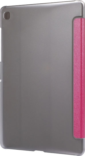 Tri-fold Flip Cover Φούξια / Διάφανο (Galaxy Tab A7 2020/2022)