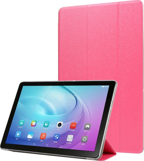 Tri-fold Flip Cover Φούξια / Διάφανο (Galaxy Tab A7 2020/2022)