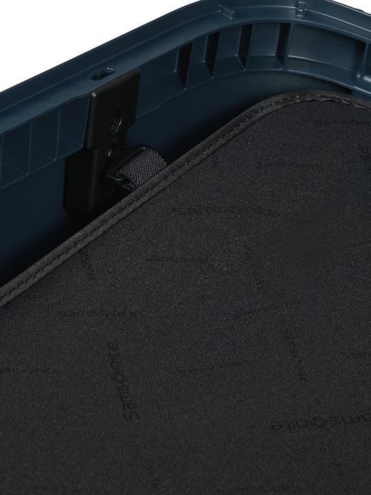 Samsonite Magnum Μεγάλη Βαλίτσα Ταξιδίου Σκληρή Navy Μπλε με 4 Ρόδες Ύψους 81εκ.