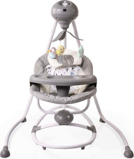 Cangaroo Electric Baby Relax Swing Woodsy with Music Beige for Child up to 9kg
