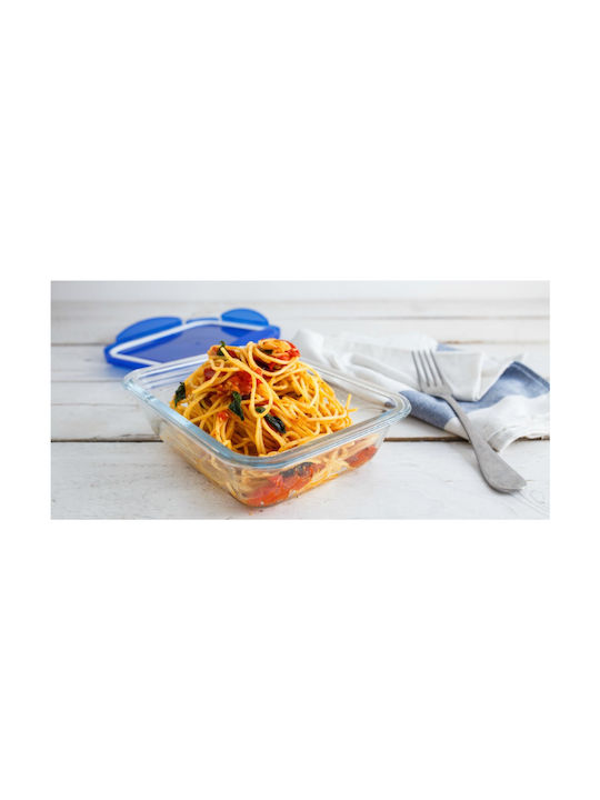 Pyrex Cook & Go Δοχείο Φαγητού Γυάλινο Μπλε 3.3lt