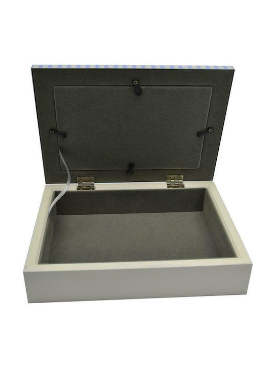 Ankor Κουτάκι Παιδική Κορνίζα Ξύλινη Μπλε 15x10cm