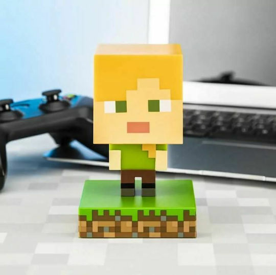 Paladone Παιδικό Διακοσμητικό Φωτιστικό Minecraft Alex Icon Πολύχρωμο 10εκ. Alex V2