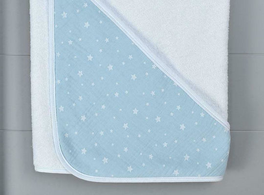 Baby Oliver Baby Crib Bedding Set Light Blue 2 Pieces
