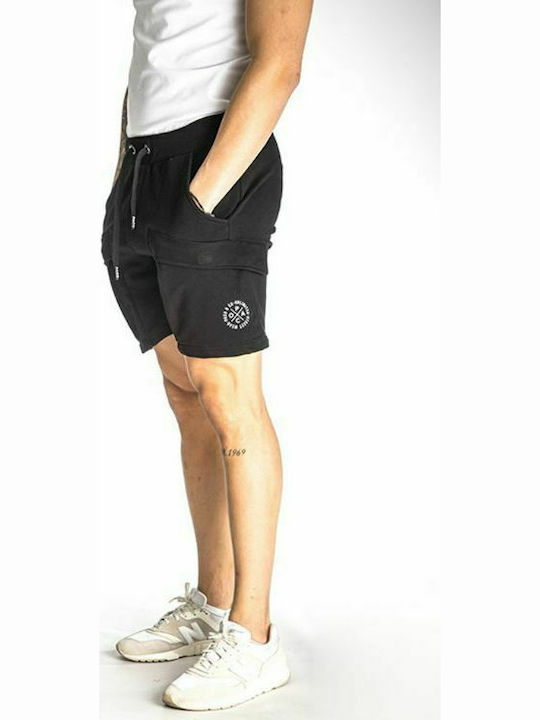 Paco & Co Herrenshorts Cargo Schwarz