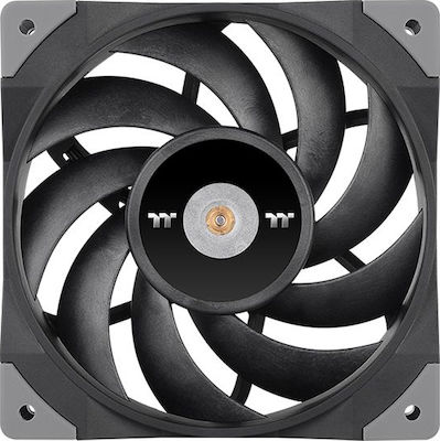 Thermaltake Toughfan 12 High Static Pressure Radiator Gehäuselüfter 120mm mit Verbindung 4-Pin PWM 2Stück Schwarz