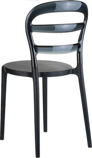 Bibi Kitchen Polypropylene Chair Black 42x50x85cm