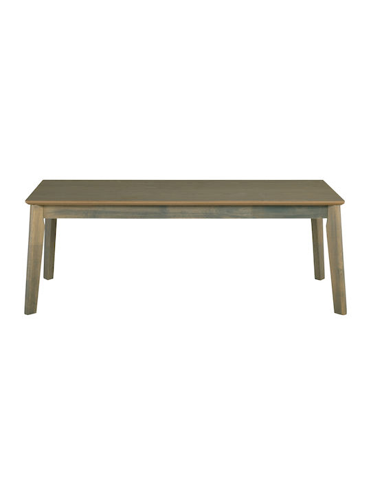 Ringo Dining Room Bench with Wooden Surface Smoke Beech 120x40x45cm