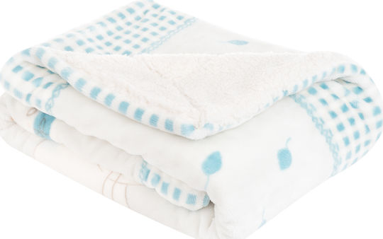 Kikka Boo Babydecken Kinderbett Polar Fisher 110x140cm