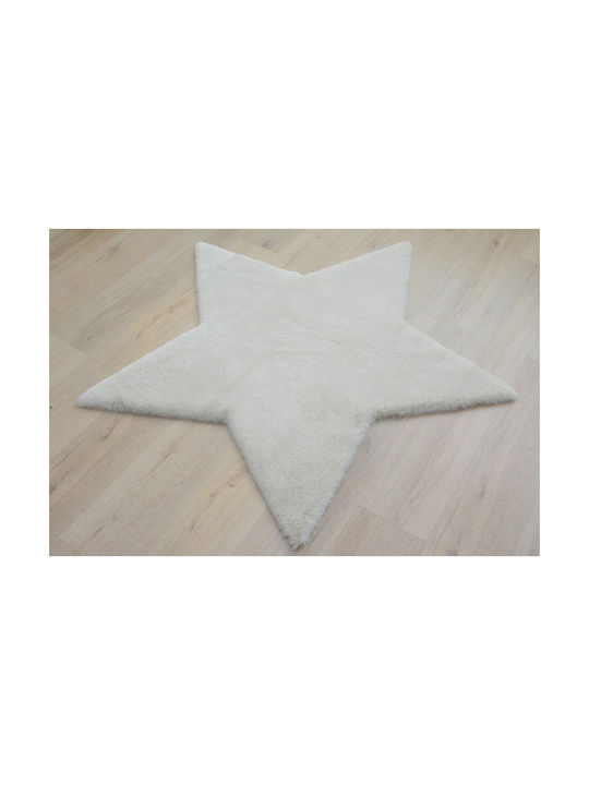 Newplan Kids Synthetic Rug FC3B Stars 160x160cm 30mm Beige