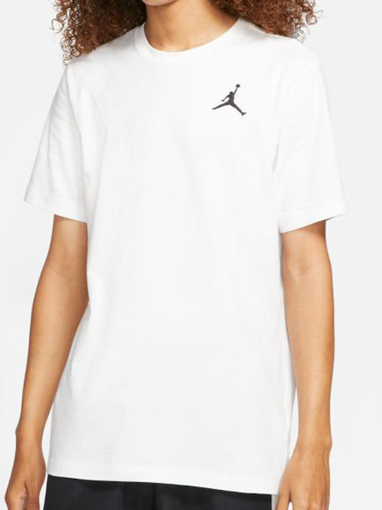Jumpman Embroidered Αθλητικό T-shirt Λευκό