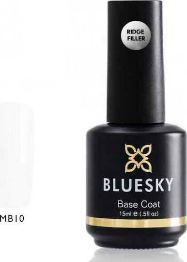 Bluesky Ridge Filler White Base Coat για Ημιμόνιμα Βερνίκια 15ml