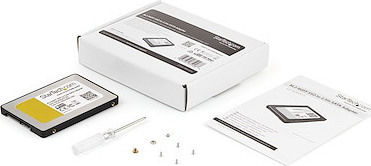 StarTech Θήκη για Σκληρό Δίσκο 2.5" SATA III / PCI Express με σύνδεση SATA σε Ασημί χρώμα