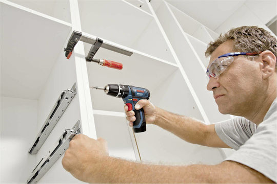 Bosch GSB 12V-15 Percussive Drill Driver Battery 12V 1x2Ah & 1x4Ah