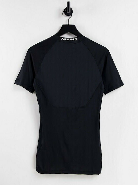 Pro Dri-Fit Herren Sportliches T-Shirt Schwarz