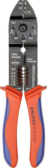 Knipex Crimping Pliers Cross-Section Range 0.5 - 6mm² with Stripper Length 230mm