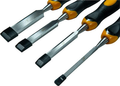 Epica Star Skewed Chisel with Plastic Handle 4pcs