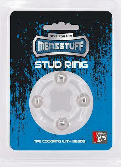 Dream Toys Menzstuff Stud Ring Clear