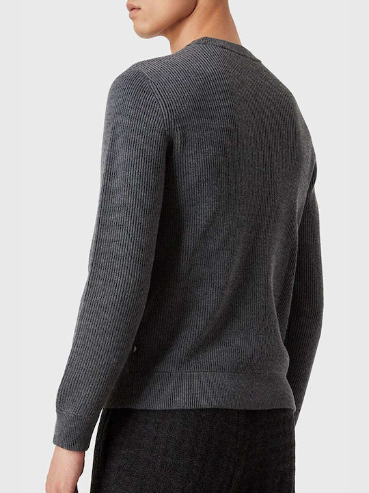 Emporio Armani Men's Long Sleeve Sweater Gray