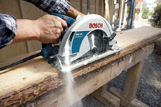 Bosch GKS 85 Professional Δισκοπρίονο 2200W με Σύστημα Αναρρόφησης