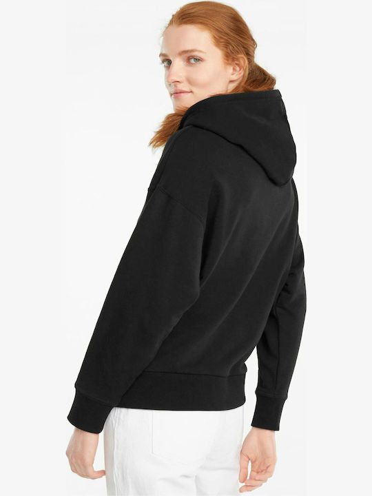 Puma Classics Women's Hooded Sweatshirt Black