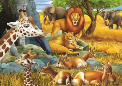 Kinderpuzzle Forest Animals für 7++ Jahre 200pcs Art Puzzle