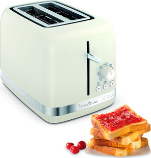 Moulinex Φρυγανιέρα 2 Θέσεων 850W Λευκή