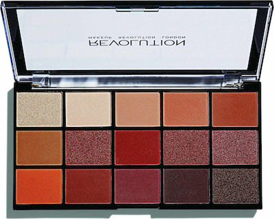 Revolution Beauty Reloaded Iconic Παλέτα με Σκιές Ματιών σε Στερεή Μορφή Fever 16.5gr