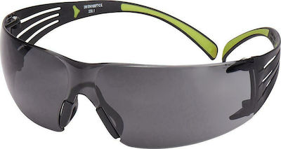 3M SecureFit 400 SF402AS/AF Safety Glasses with Gray Tint Lenses UU003683420