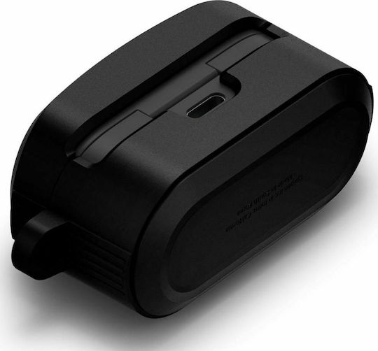 Spigen Rugged Armor Θήκη Σιλικόνης με Γάντζο Matte Black για Sony WF-1000XM4