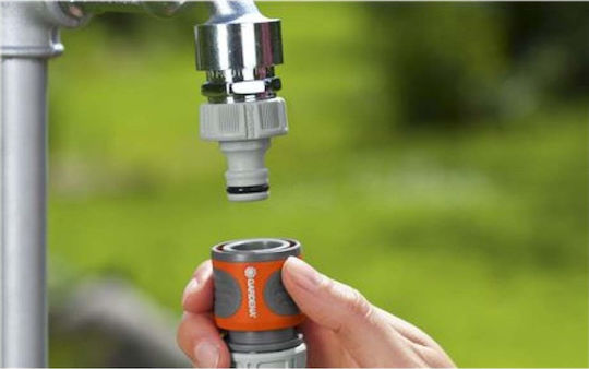 Gardena 18216-20 Quick Connector Water Pipe 3/4" 19mm Orange