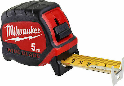 Milwaukee Premium Banda de măsurat cu resetare automată 33mm x 5m