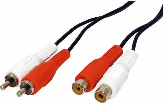 Roline 11.99.4330 Cable RCA male - RCA female 10m