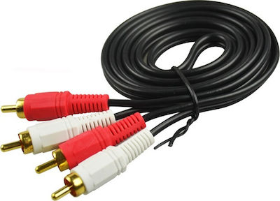 Cablexpert Cable 2x RCA male - 2x RCA male 10m (CCA-2R2R-10M)