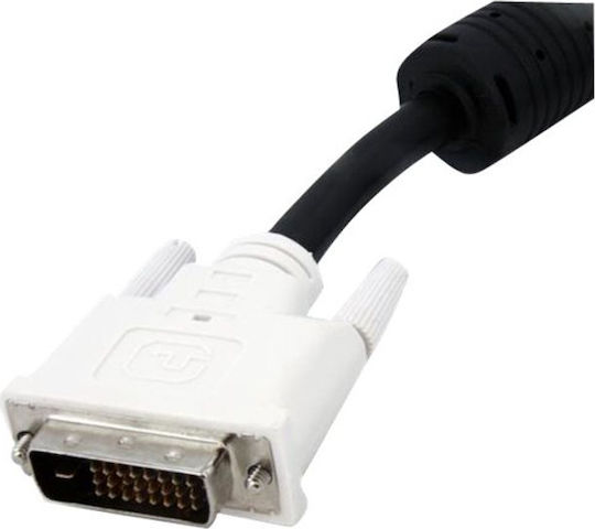 StarTech Кабел DVI-D мъжки - DVI-D мъжки 5м Черен (DVIDDMM5M)