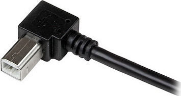 StarTech USB 2.0 Cable USB-A male - USB-B male Μαύρο 1m (USBAB1MR)