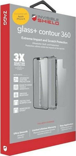 Zagg invisibleSHIELD Glass + Contour Full Face Tempered Glass (iPhone 11 Pro)