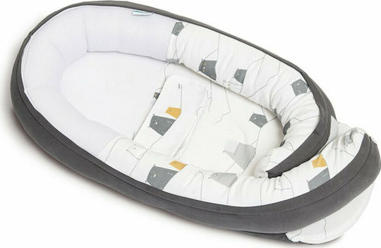 Doomoo Baby Nestkissen Cocoon Bear Gray