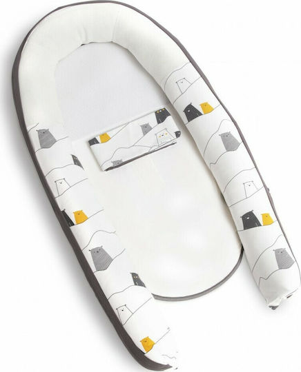 Doomoo Baby Nestkissen Cocoon Bear Gray